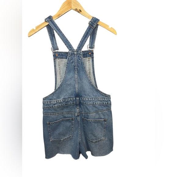 Madewell Adirondack Short Overalls in Denville Wash - Picture 4 of 6